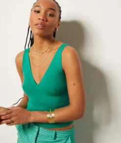 Débardeur En Fine Maille -Boutique De Mode Luxe 654030143 c