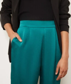 Pantalon Fluide Satiné -Boutique De Mode Luxe 654034545 b