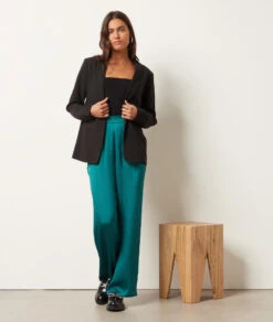 Pantalon Fluide Satiné -Boutique De Mode Luxe 654034545 x