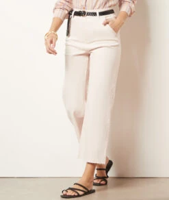 Jean Coupe Large En Coton Mélangé -Boutique De Mode Luxe 654037907 c