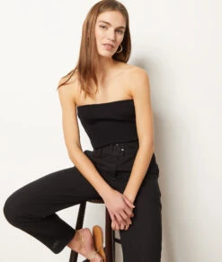 Bustier Côtelé En Maille