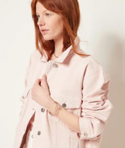 Veste En Jean Détails Brodés -Boutique De Mode Luxe 654040576 c