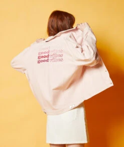 Veste En Jean Détails Brodés