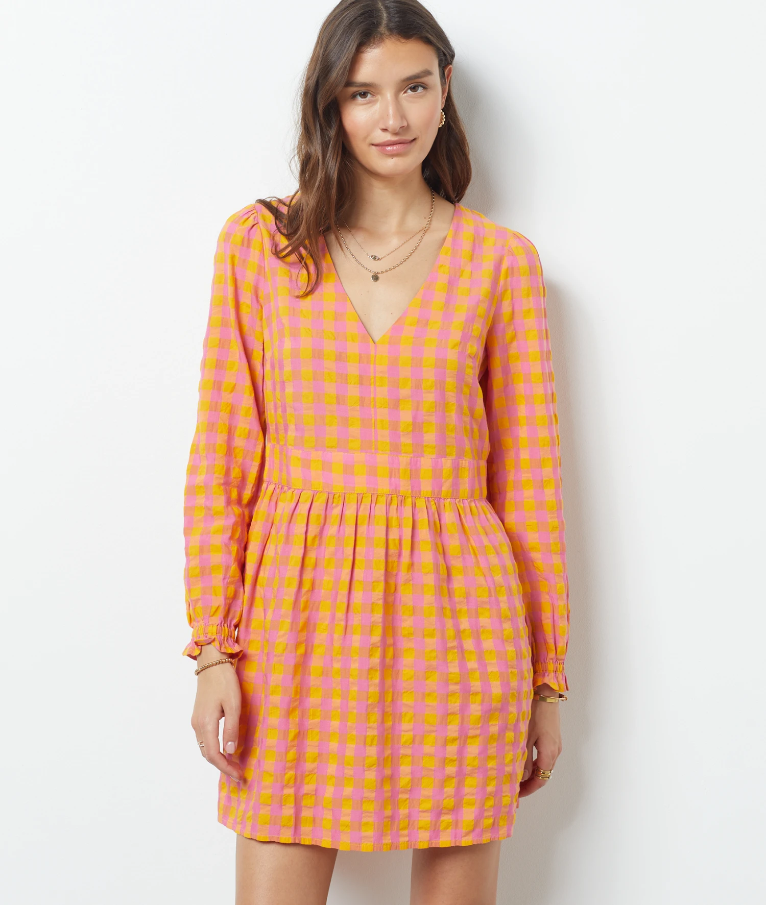 Robe Imprimée En Coton Mélangé 5 Robe Imprimée En Coton Mélangé – Image 3