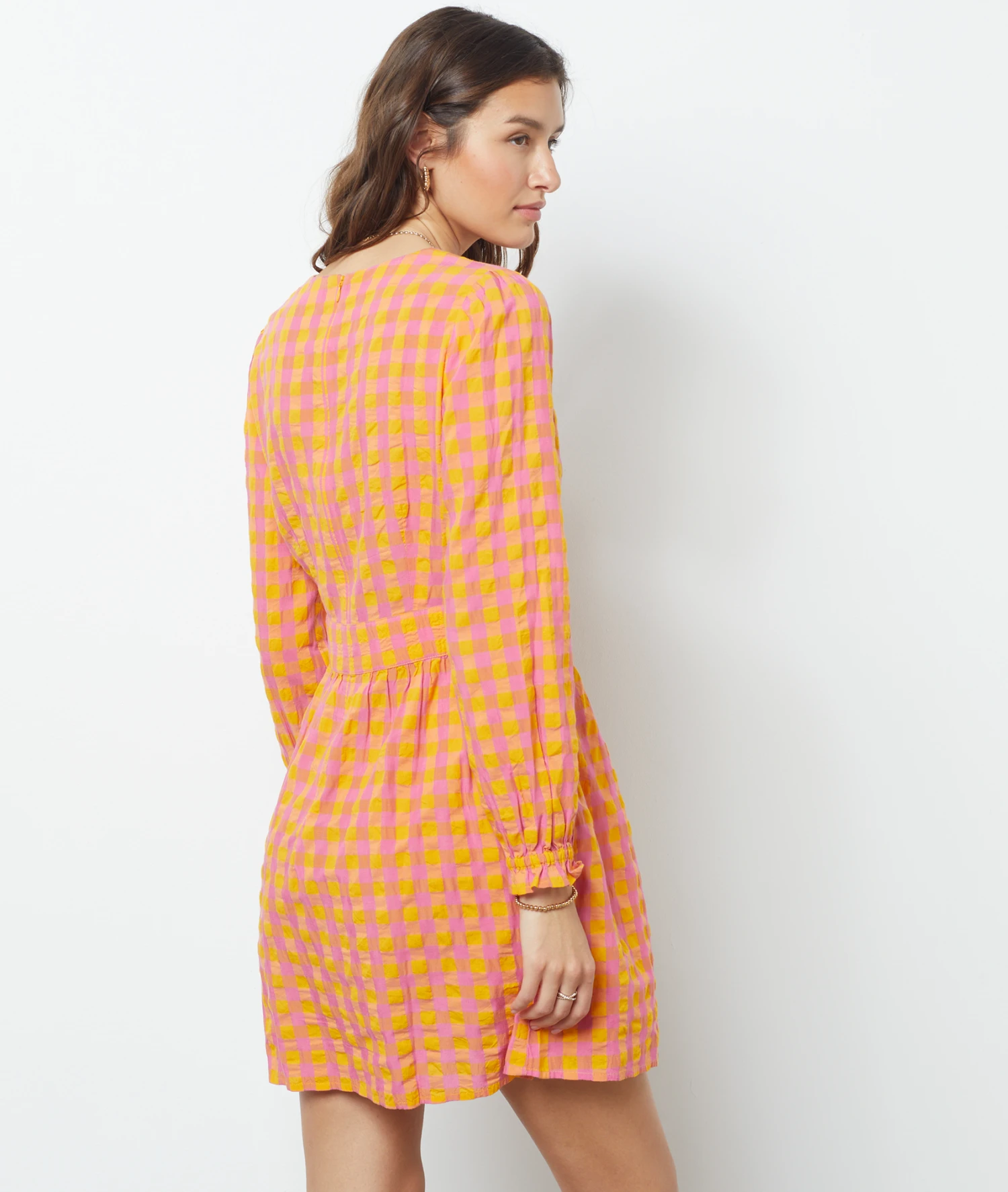 Robe Imprimée En Coton Mélangé 4 Robe Imprimée En Coton Mélangé – Image 2