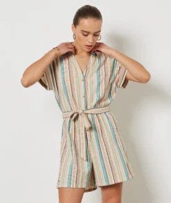 Combi-short 100% Coton -Boutique De Mode Luxe 654044890 c