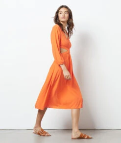 Robe Manches Longues Cut Out -Boutique De Mode Luxe 654046363 6