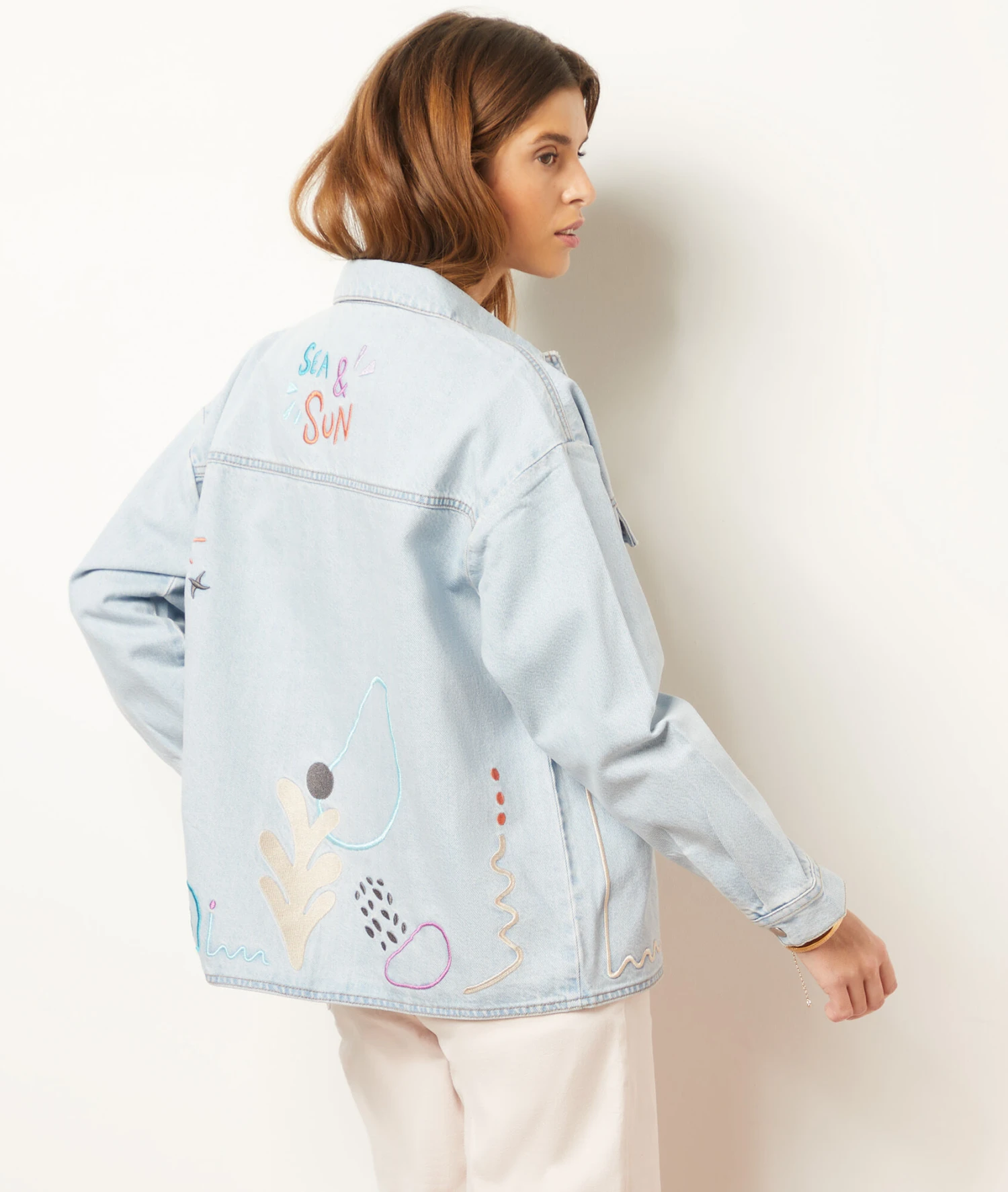 Veste En Jean 100% Coton 4 Veste En Jean 100% Coton – Image 2