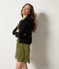 Veste Bomber En Velours Côtelé