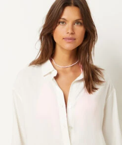 Chemise En Lin Mélangé -Boutique De Mode Luxe 654061283 b