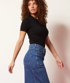 Jean Coupe Cargo -Boutique De Mode Luxe 654065423 b