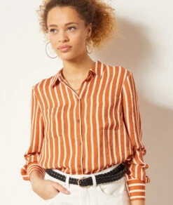 Chemisier à Rayures -Boutique De Mode Luxe 654071861 b