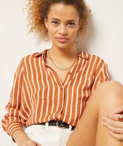 Chemisier à Rayures