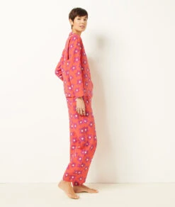 Pantalon De Pyjama Satiné Imprimé