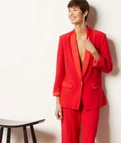 Pantalon Tailleur Coupe Large -Boutique De Mode Luxe 654143773 c