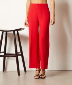 Pantalon Tailleur Coupe Large