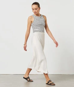 Jupe Longue Satinée -Boutique De Mode Luxe 654203194 c