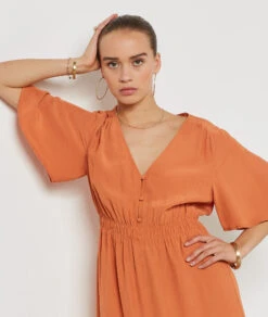 Robe Longue Fluide -Boutique De Mode Luxe 654211491 b