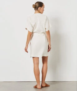 Robe Avec Ceinture à Nouer -Boutique De Mode Luxe 654211681 a