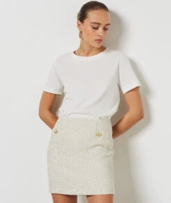 Jupe Coupe Droite -Boutique De Mode Luxe 654215980 b