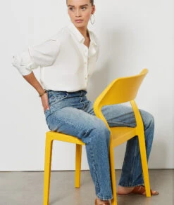 Jean Coupe Large 100% Coton -Boutique De Mode Luxe 654219522 b