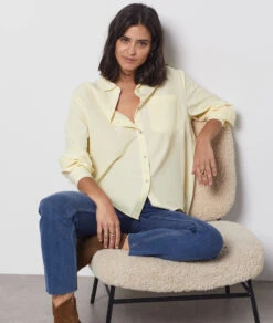 Chemise En Coton Mélangé